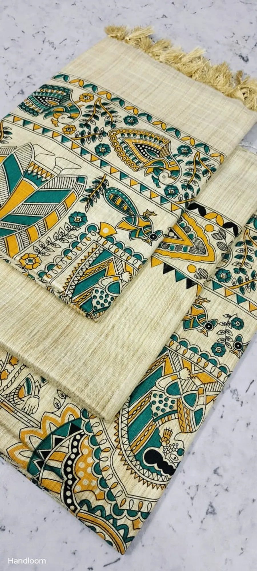 Khadi Cotton Dupion Weaving Dress Materials